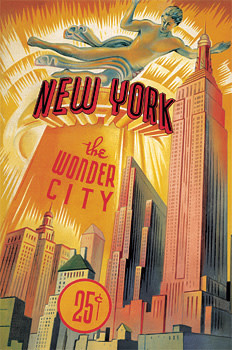 CAVALLINI & Co. Set de 18 Cartes Postales Vintage New York