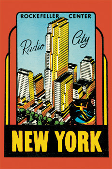 CAVALLINI & Co. Set de 18 Cartes Postales Vintage New York