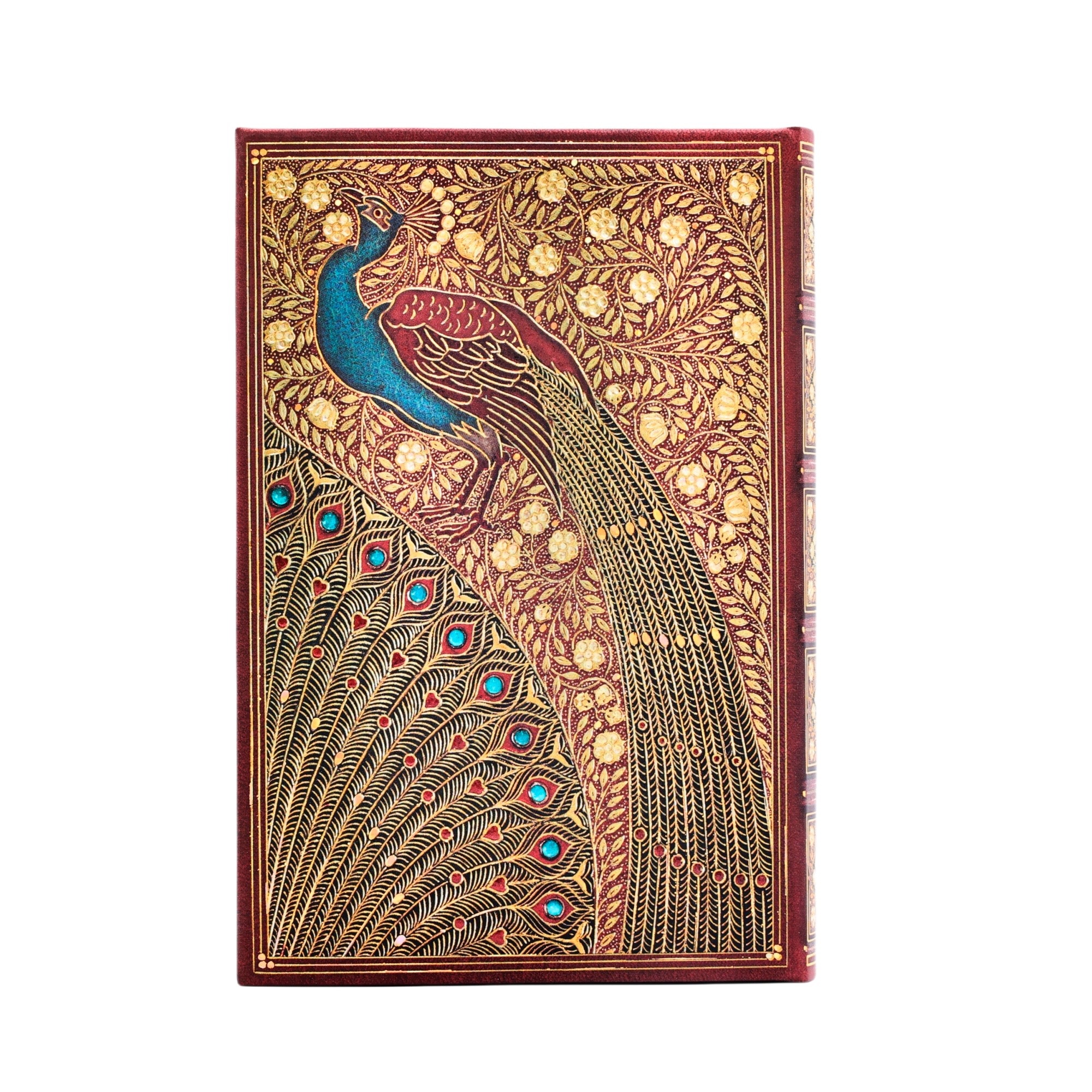 PAPERBLANKS Carnets à couverture rigide Les Paons de Hafiz Mini Non Ligné