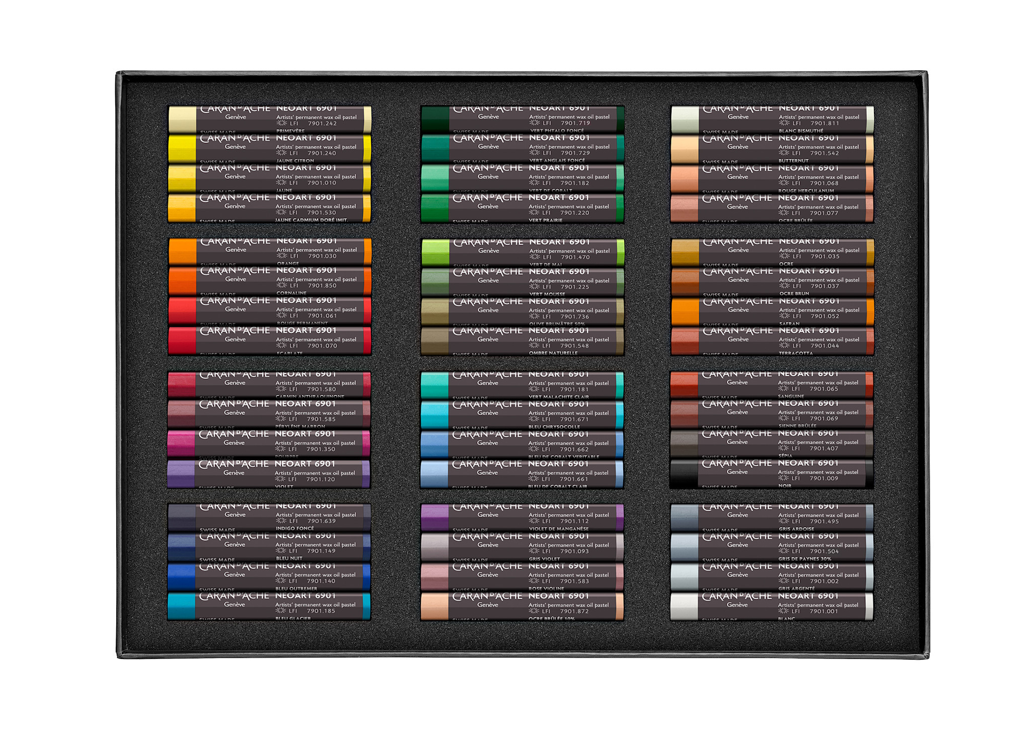 CARAN D'ACHE Neoart™ 6901, Boîte Carton De 48 Couleurs
