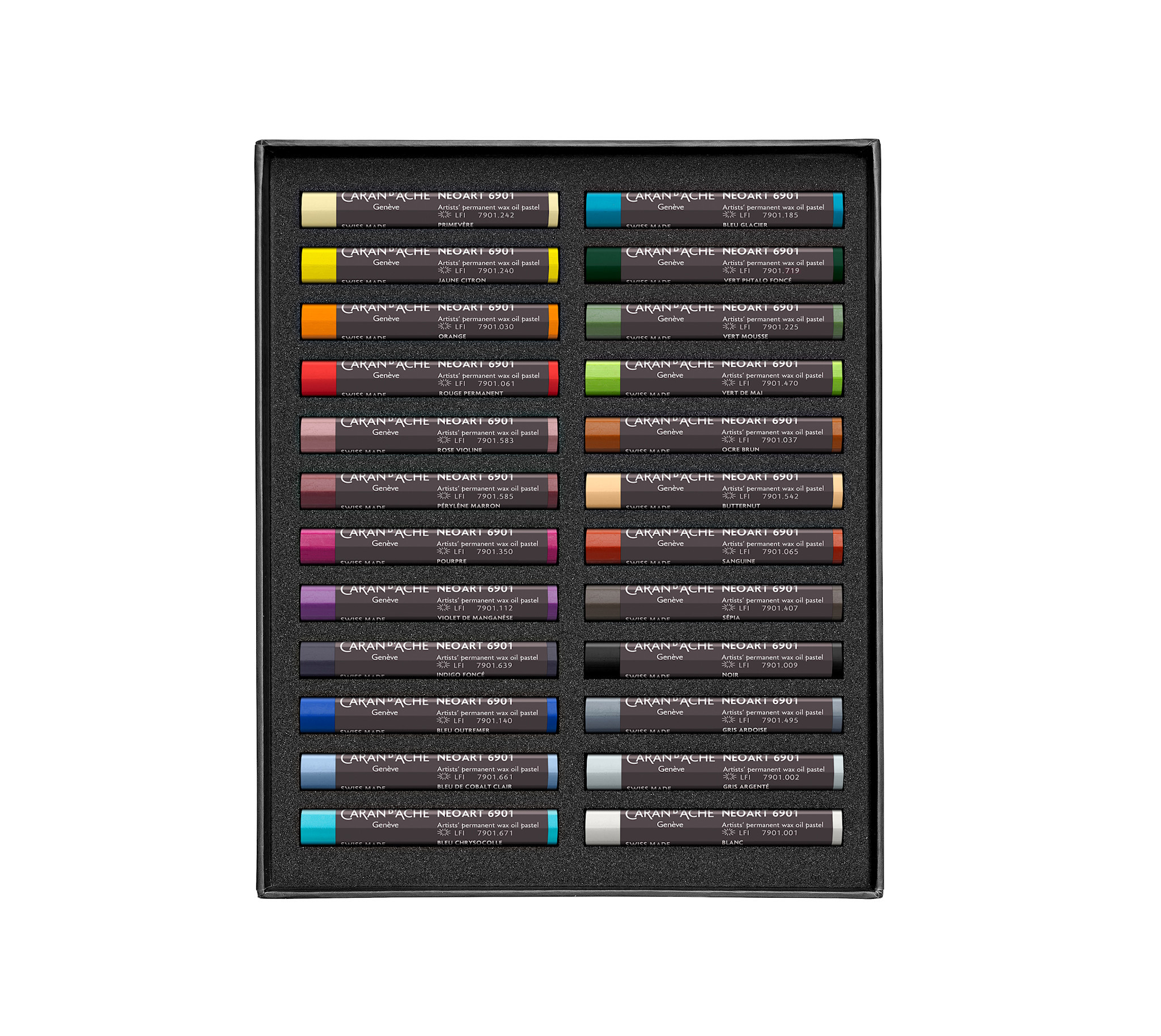 CARAN D'ACHE Neoart™ 6901, Boîte Carton De 24 Couleurs