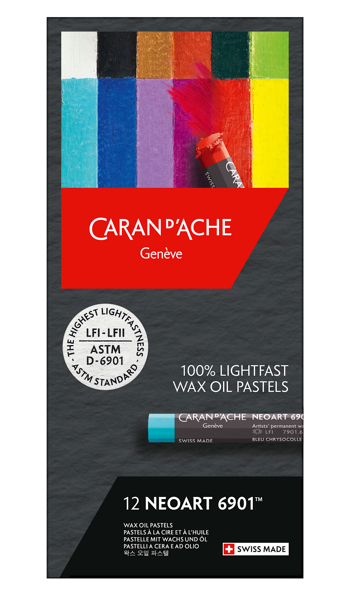 CARAN D'ACHE Neoart™ 6901, Boîte Carton De 12 Couleurs