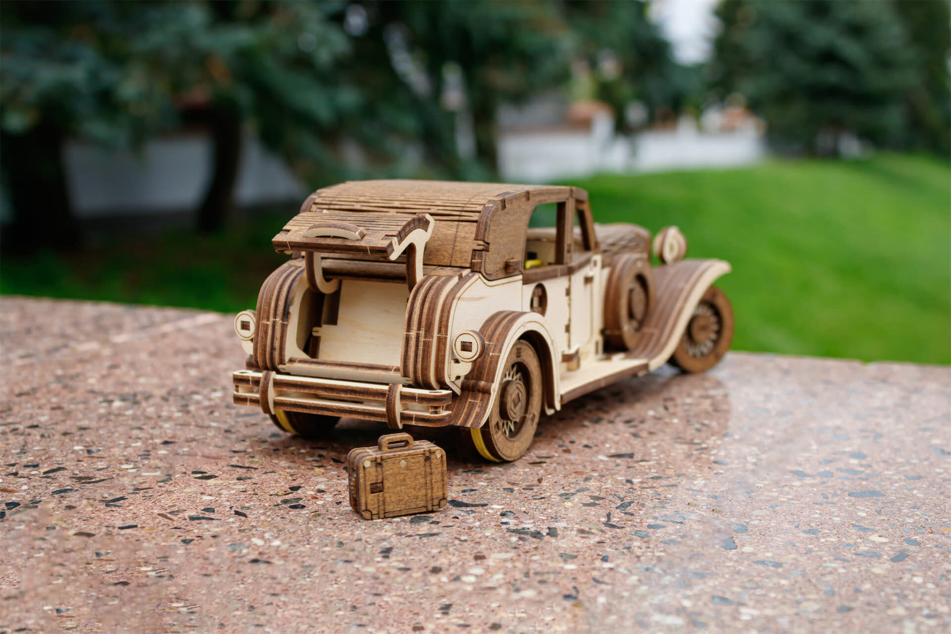 GRAINE CREATIVE Maquette 3D Voiture Rétro