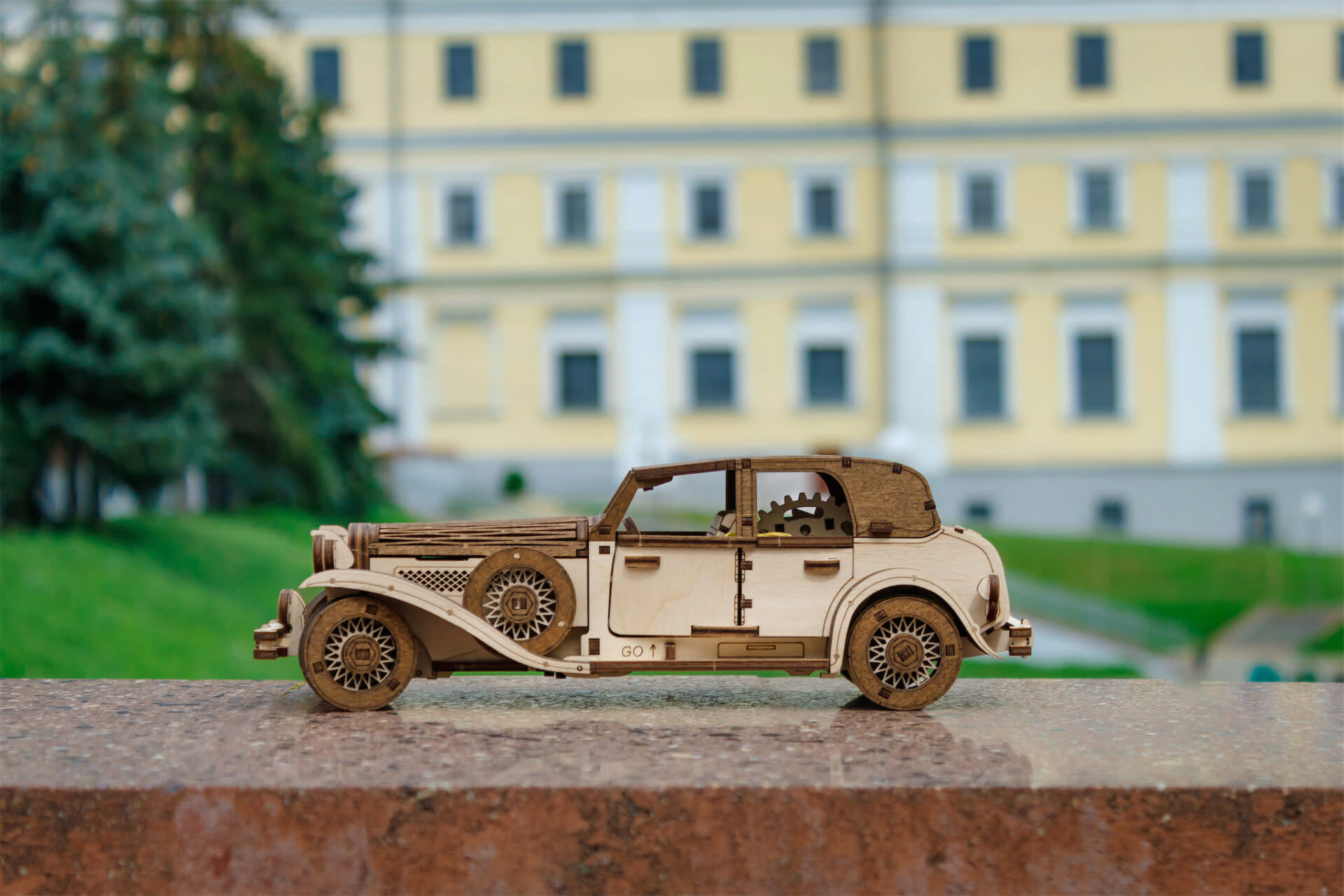 GRAINE CREATIVE Maquette 3D Voiture Rétro