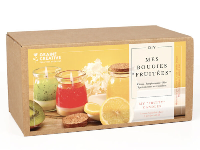GRAINE CREATIVE Kit Diy Bougies Fruitées