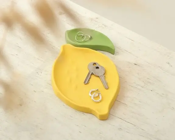 GRAINE CREATIVE Kit Jesmonite Vide Poches Citron