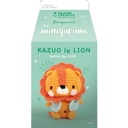 GRAINE CREATIVE Kit Minigurumi Lion Kazuo 10cm
