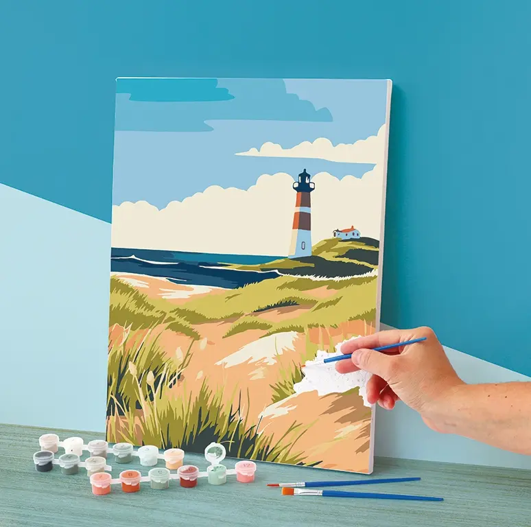 GRAINE CREATIVE Peinture Au Numero 30X40 Cm - Phare