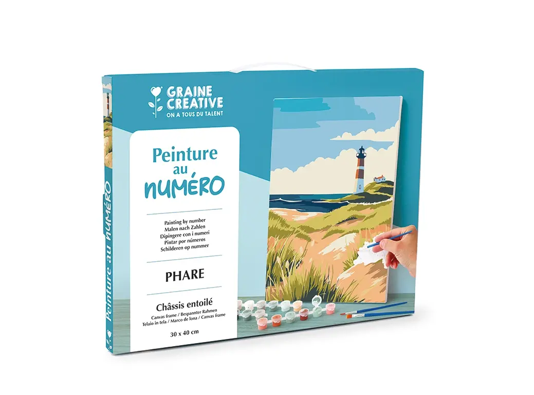 GRAINE CREATIVE Peinture Au Numero 30X40 Cm - Phare
