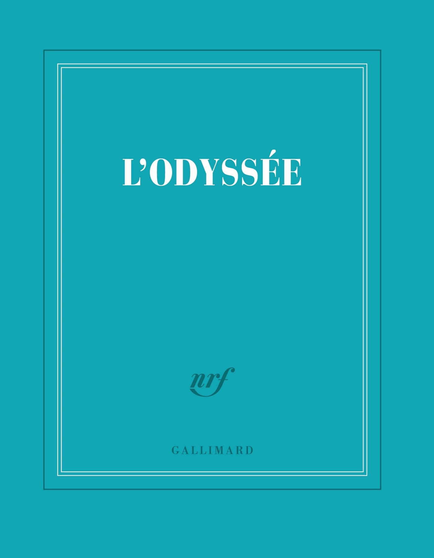 GALLIMARD Carnet carré couleur - L'odyssée