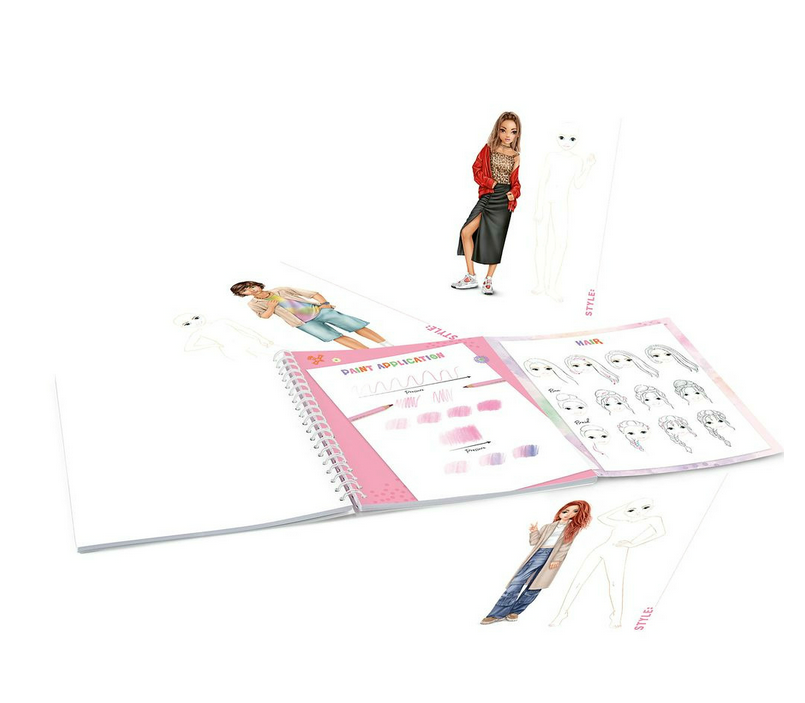 TOP MODEL Album à colorier Create your TOPModel