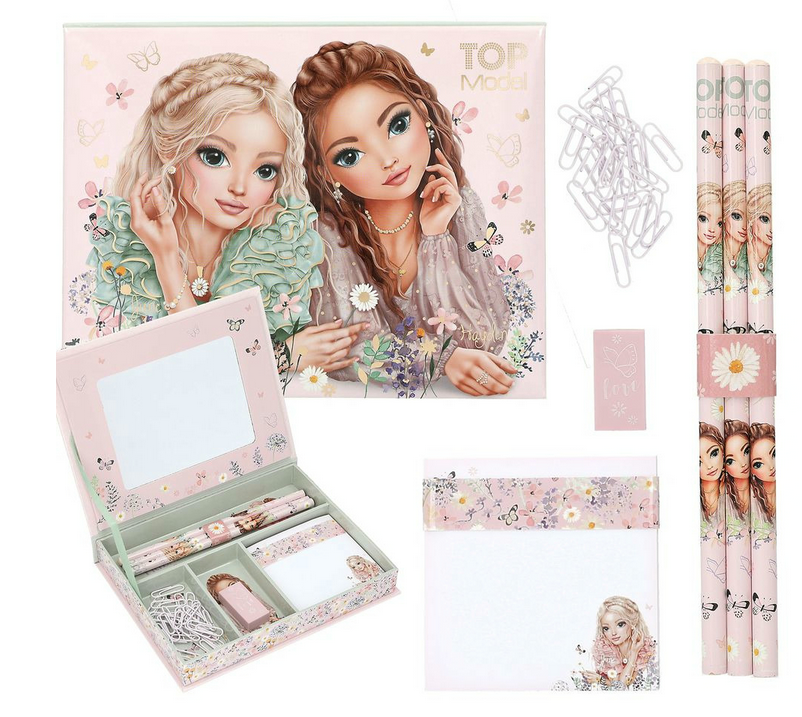 TOP MODEL Boîte de papeterie SUMMER FEELING 15,5x20cm