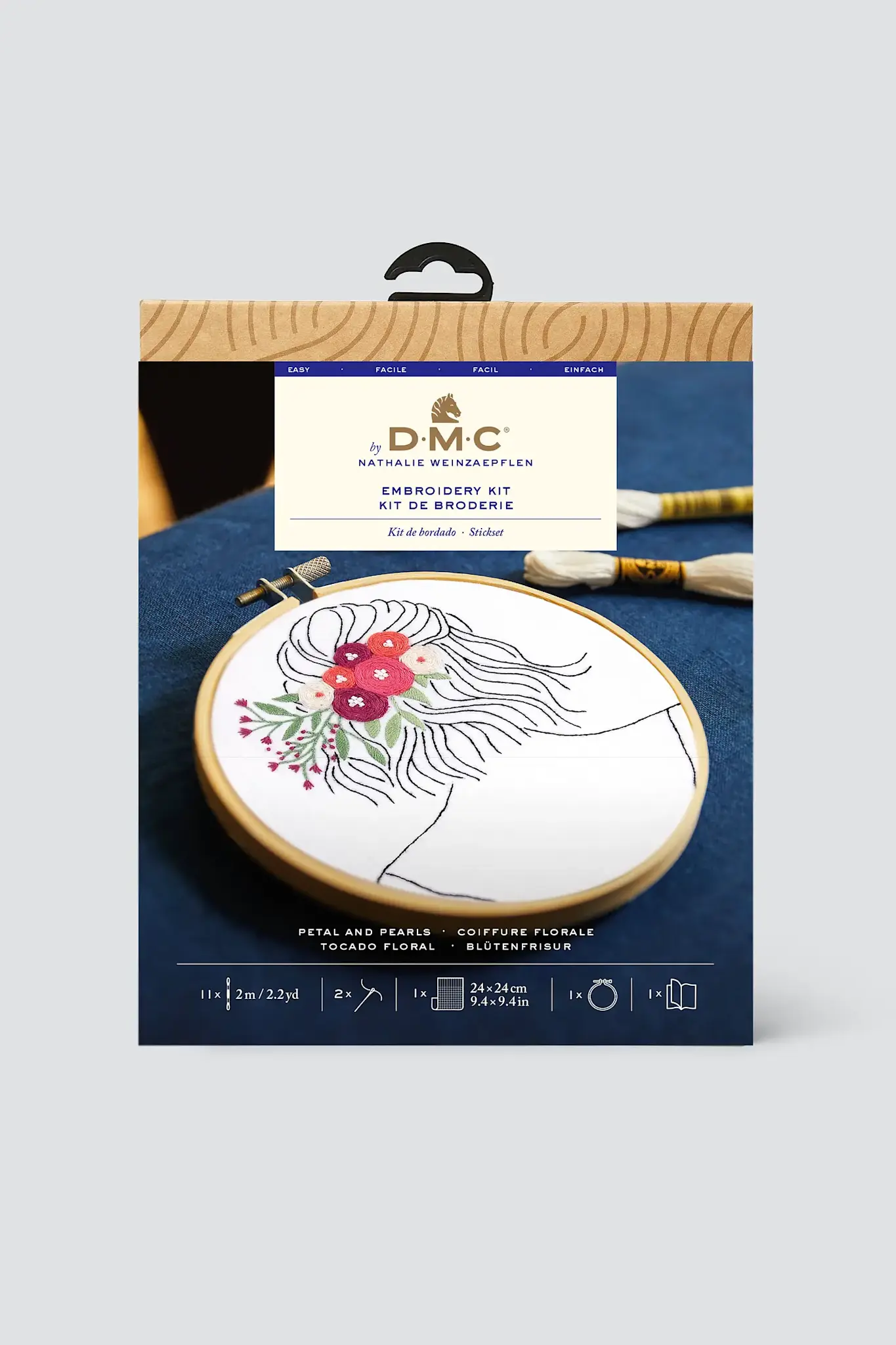 DMC Kit Broderie Coiffure Florale