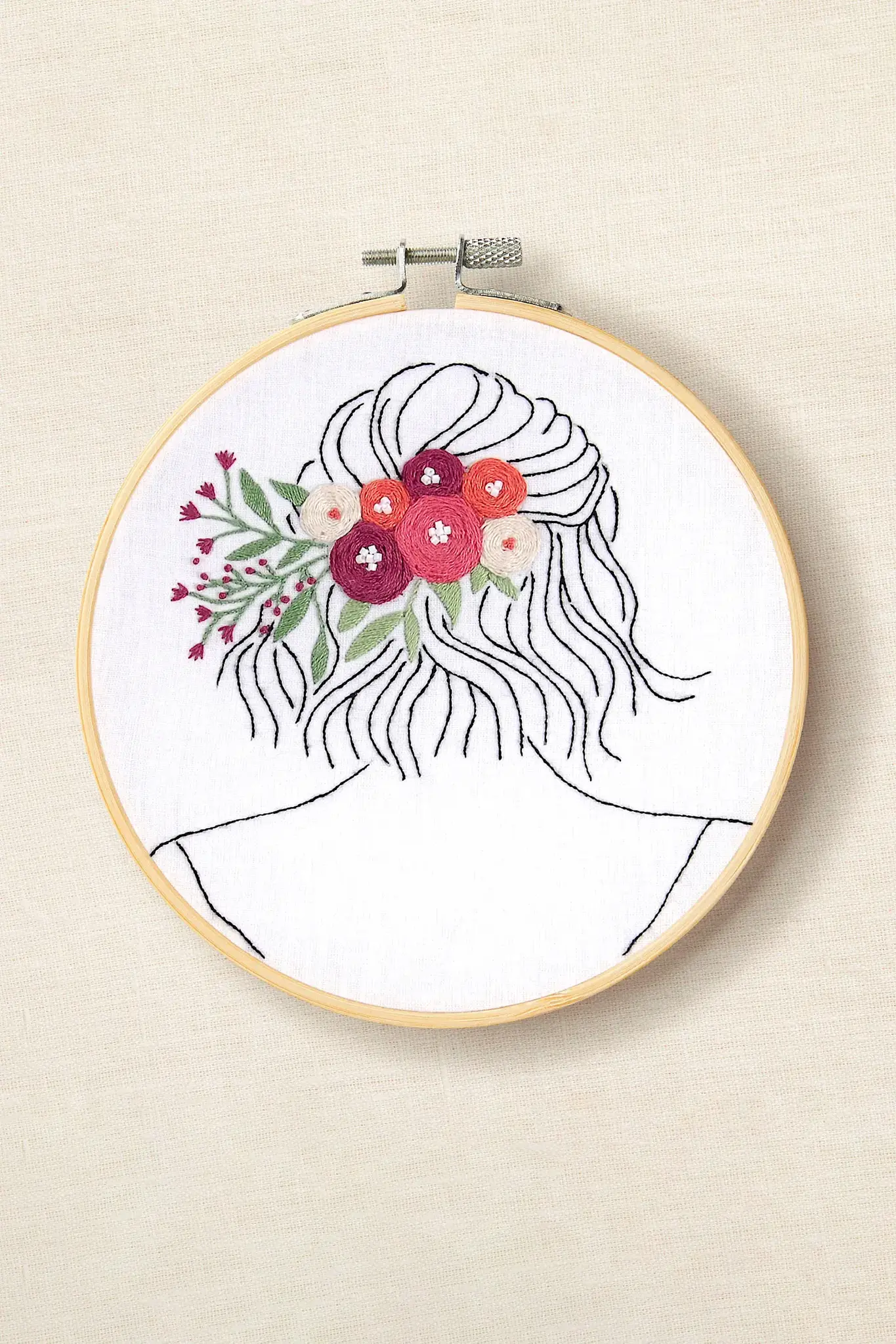 DMC Kit Broderie Coiffure Florale