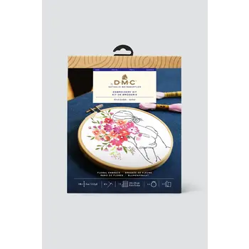 DMC Kit Broderie Brassée De Fleurs
