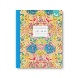 OHH DEER Neon Floral Ornate Garden Exercise Book Carnet à couverture souple 64p (25,4x20,3cm)