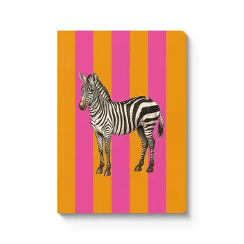 OHH DEER Striped Zebra Perfect Bound Notebook (A5)