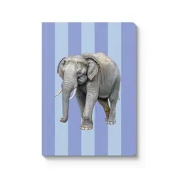 OHH DEER Striped Elephant Perfect Bound Notebook (A5) (12358)