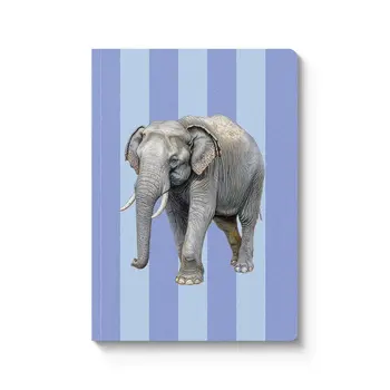 OHH DEER Striped Elephant Perfect Carnet à couverture souple 176p (A5)