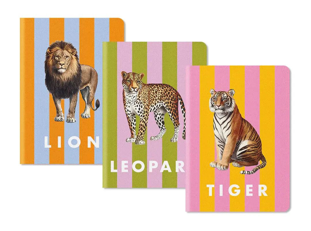 OHH DEER Stripe | 3 Pack of A5 Notebooks 19x13,5cm 56p