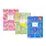 OHH DEER Set 3x Neon Floral Carnet à couverture souple 56p (B6)