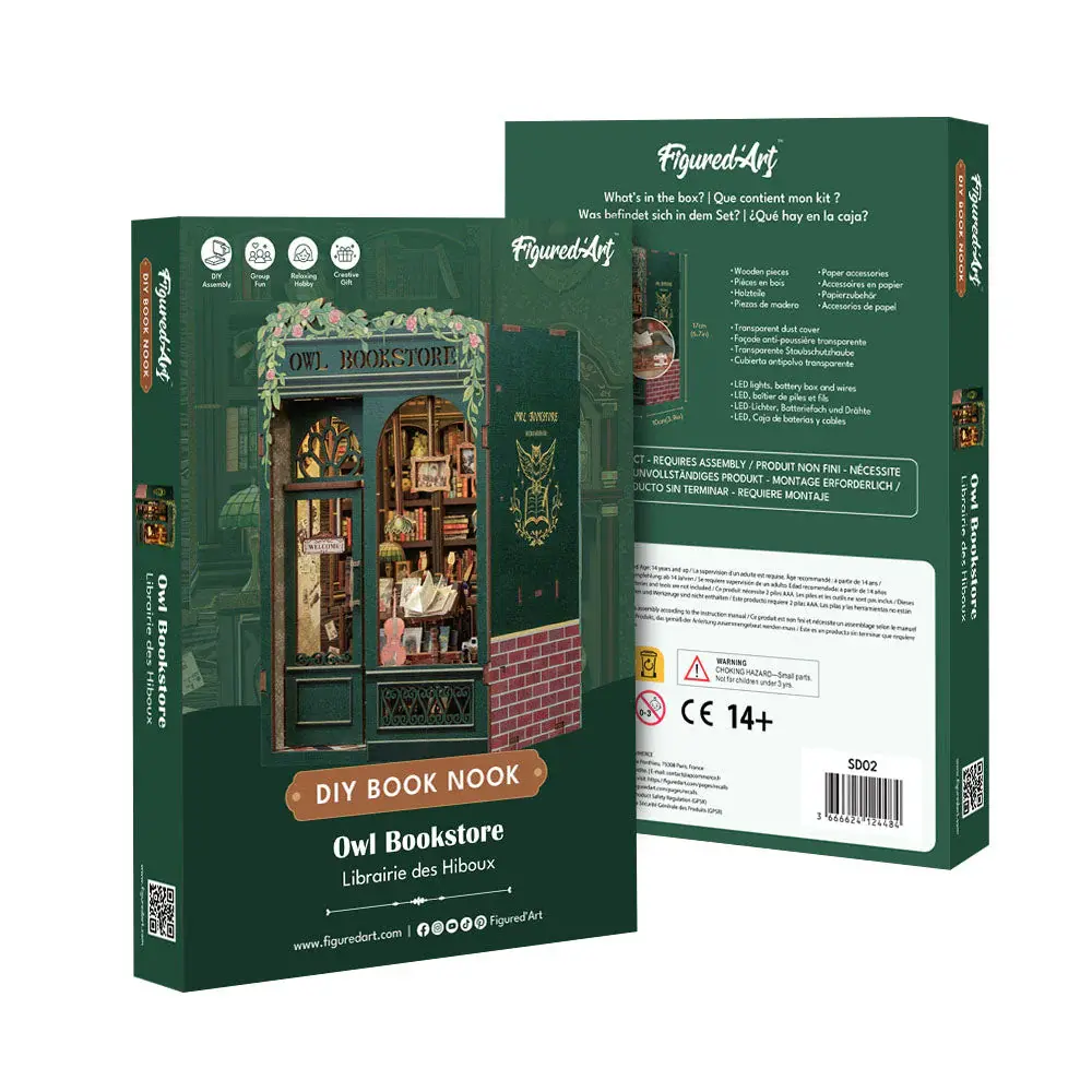 FIGURED'ART Book Nook - Librairie des Hiboux