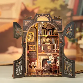 FIGURED'ART Book Nook - Le Bureau du Comte Chat