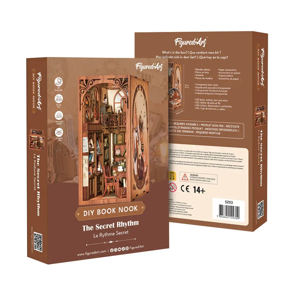 FIGURED'ART Book Nook - Le Rythme Secret