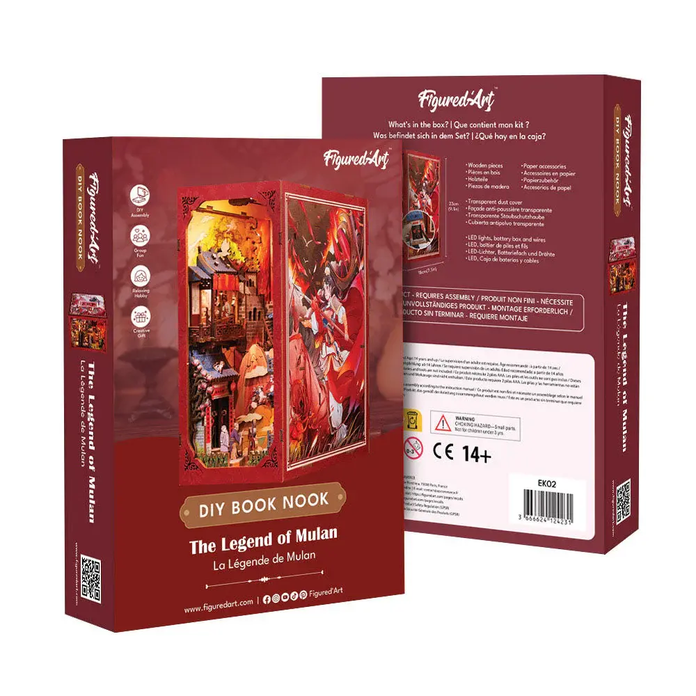 FIGURED'ART Book Nook - La Légende de Mulan