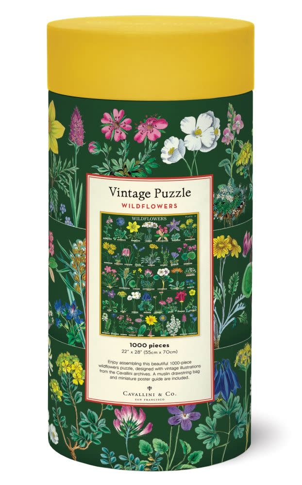 CAVALLINI & Co. Puzzle 1000 pièces Fleurs Sauvages 2 55x70cm