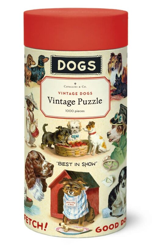 CAVALLINI & Co. Puzzle 1000 pièces Vintage Chiens 55x70cm