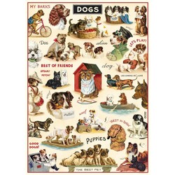 CAVALLINI PAPERS Affiche  50 X 70 Cm Chiens Vintage Ii