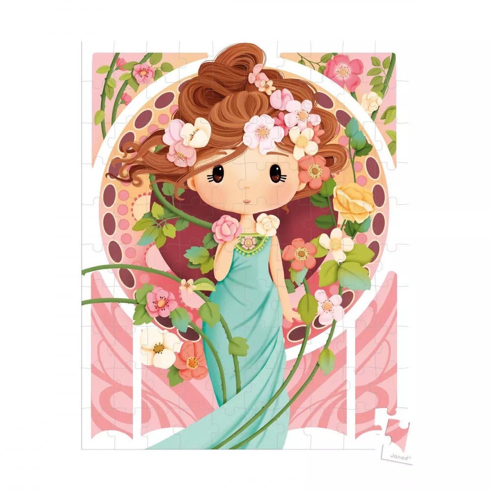 JANOD Puzzle Inspired By Mucha - 100 Pcs