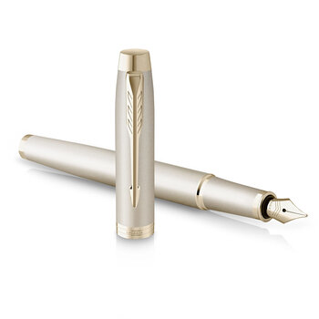 PARKER Stylo Plume M IM Monochrome Champagne