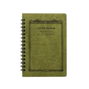APICA Notebook Cd Spirale Olive (kanran). A6 - 100 Pages Lignees