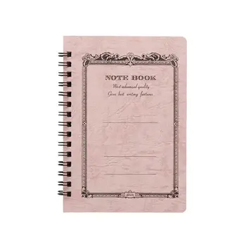 APICA Carnet CD Twing Ring A6 Ligné Peach (Momo)