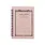 APICA Notebook Cd Spirale Peach (momo). A6 - 100 Pages Lignees