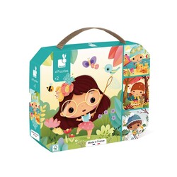 JANOD 4 Puzzles Les 4 Saisons (6-9-12-16 Pcs)