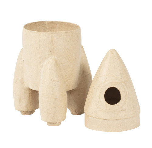 DECOPATCH Boîte Fusée 11,5x11,5x22,5cm