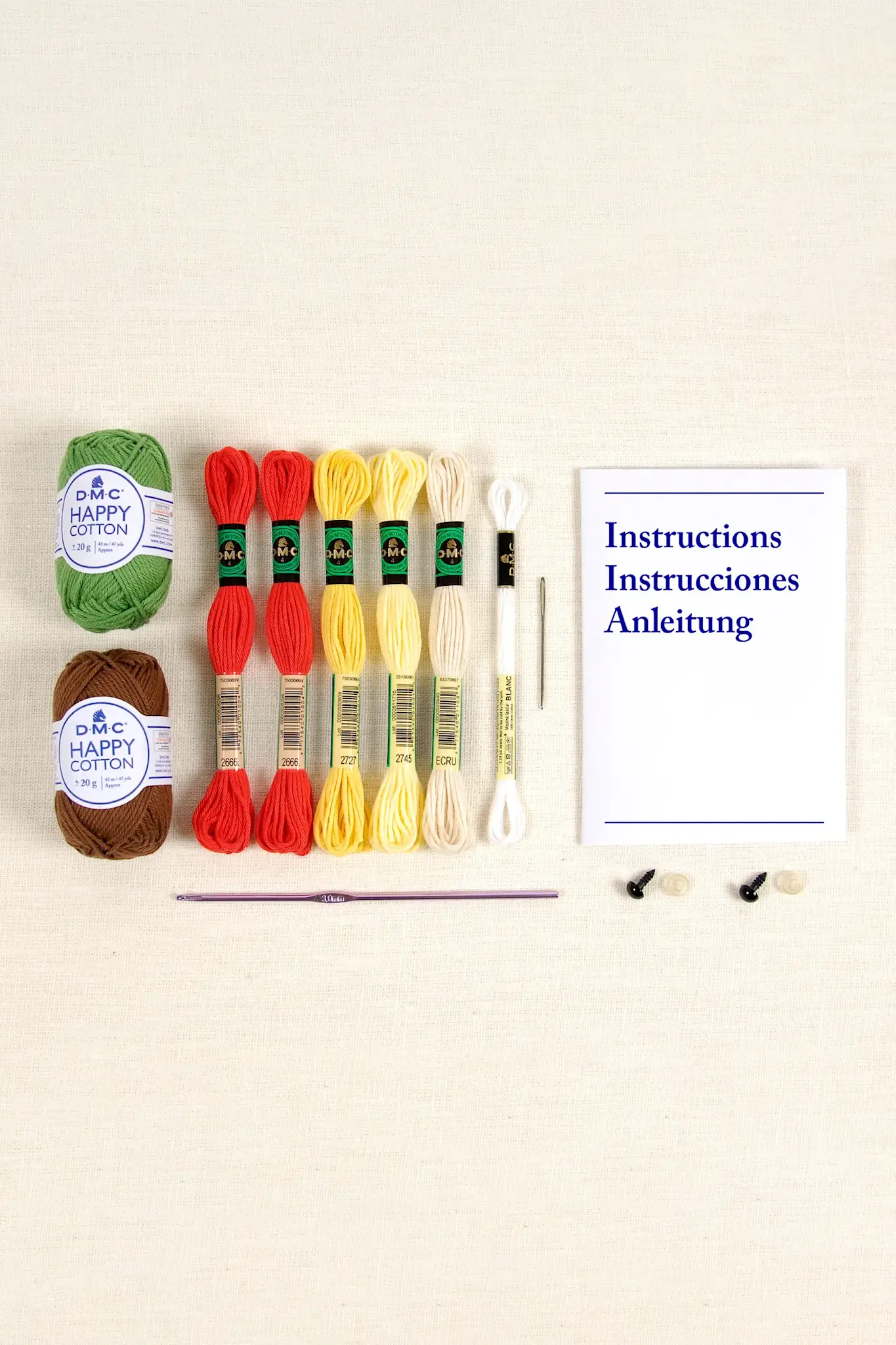 DMC Kit Amigurumi Fraises Estivales