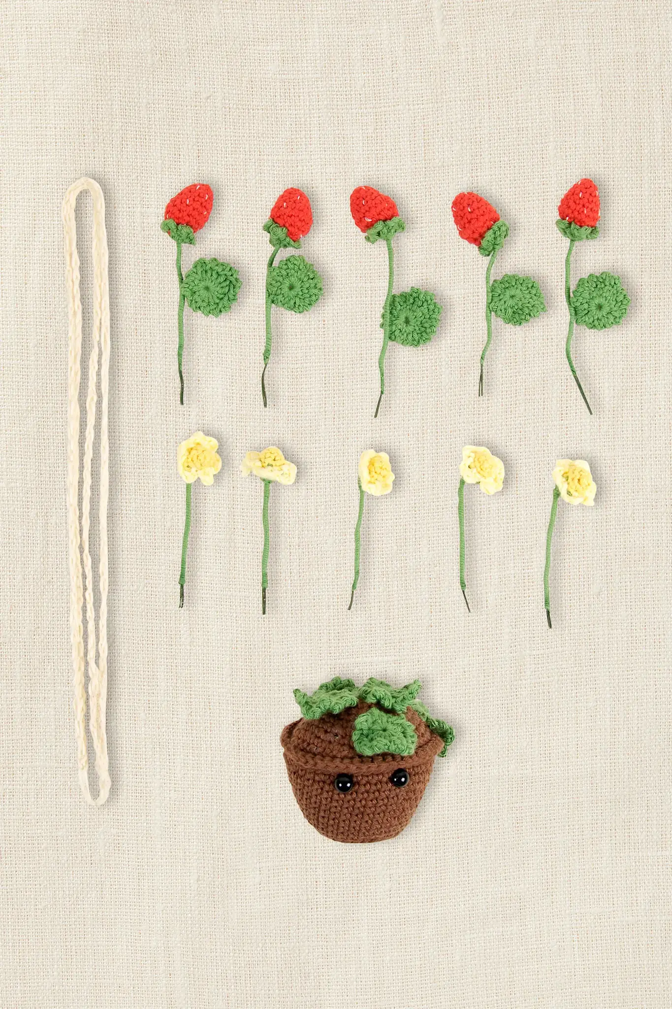 DMC Kit Amigurumi Fraises Estivales