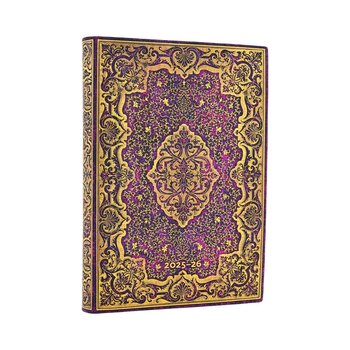 PAPERBLANKS Agenda 2025-2026 Picaresque Midi Un Jour Page 13 mois Flexis