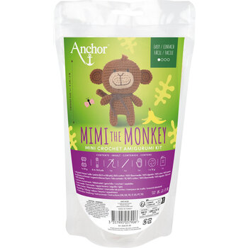 ANCHOR Mimi Le Singe Mini Kit Amigurumi