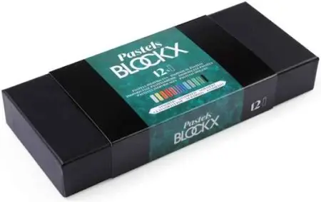 BLOCKX Etui de 12 Pastels Assortis