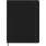 MOLESKINE Semainier horizontal+notes 18 mois Format XL Couverture rigide Noir