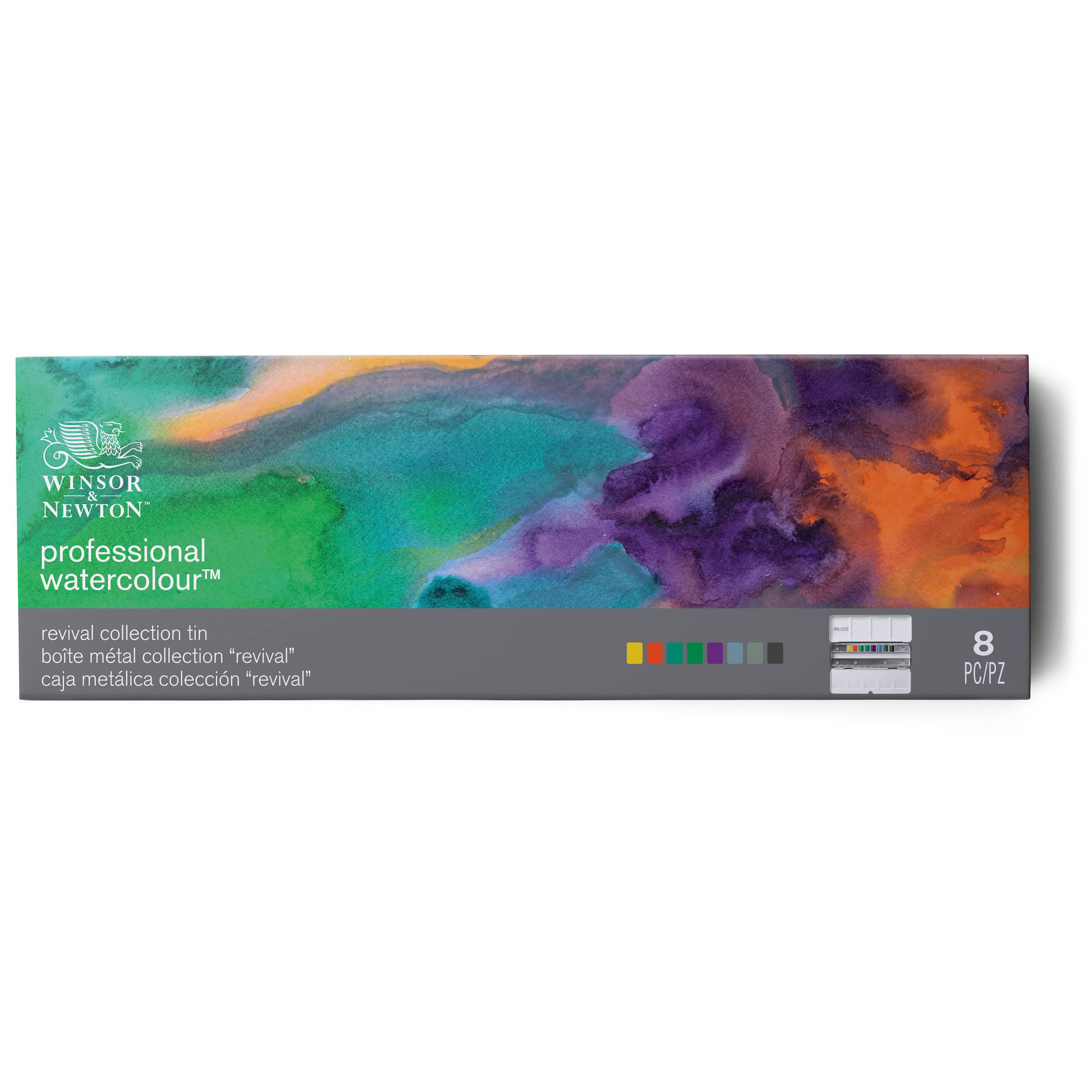 WINSOR & NEWTON Professional Aquarelle Revival Collection 8 1/2 Godets