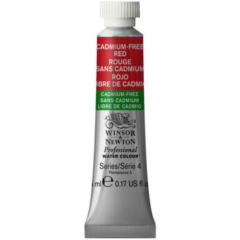 WINSOR & NEWTON Professional Aquarelle tube 5ml 901 Rouge sans cadmium