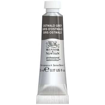 WINSOR & NEWTON Professional Aquarelle tube 5ml Gris D Ostwald