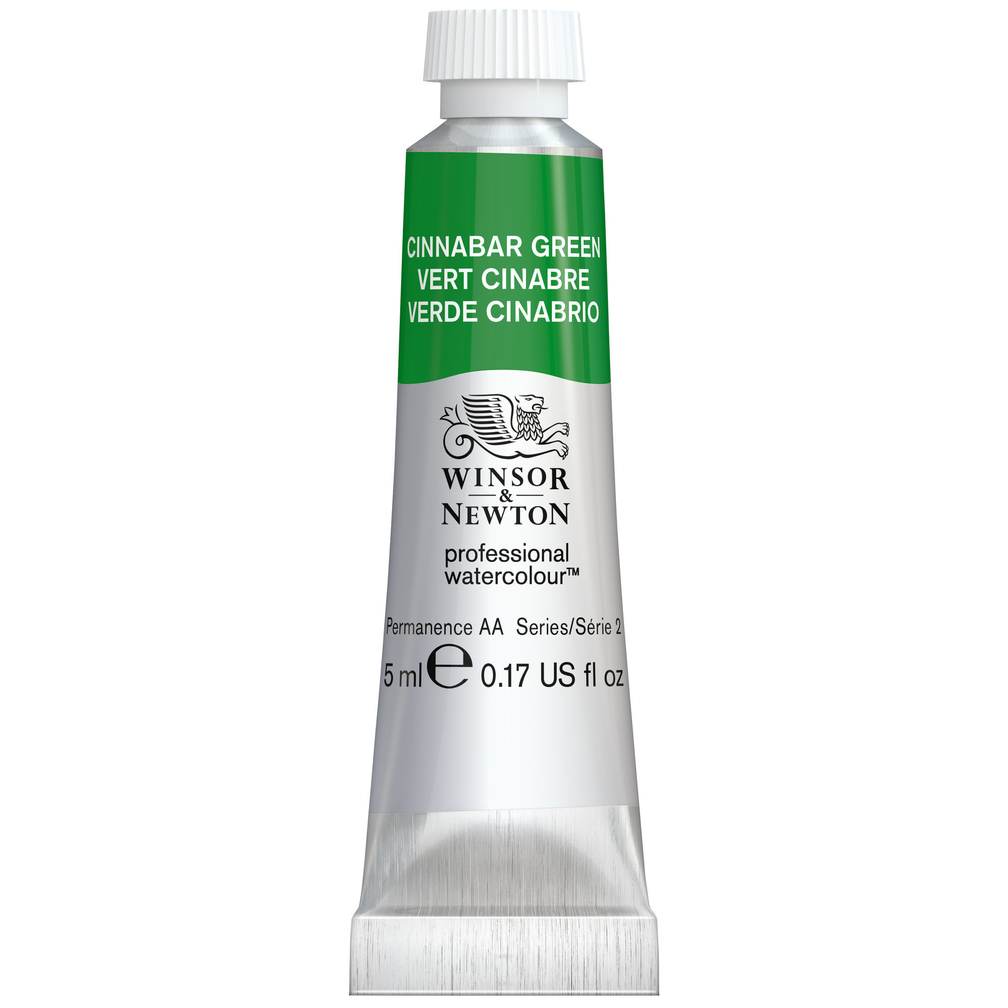 WINSOR & NEWTON Professional Aquarelle tube 5ml Vert Cinabre