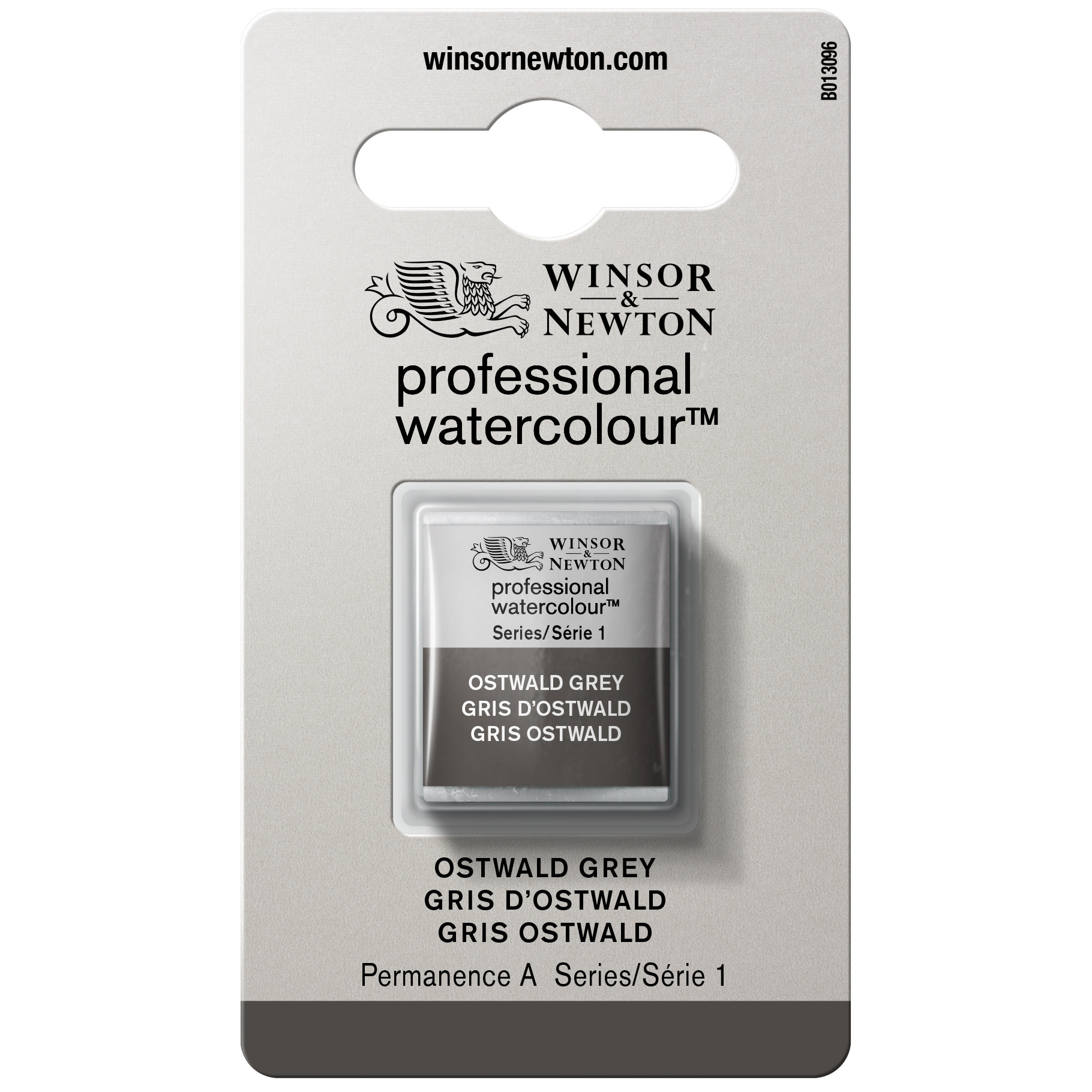 WINSOR & NEWTON Professional Aquarelle 1/2 Godet Gris D Ostwald